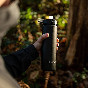 Gourde filtrante Doulton – Disponible en 3 couleurs : rose, vert, noir.